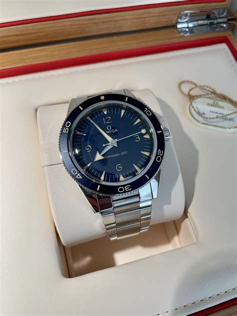 omega seamaster 300 heritage blue|omega seamaster 300 heritage review.